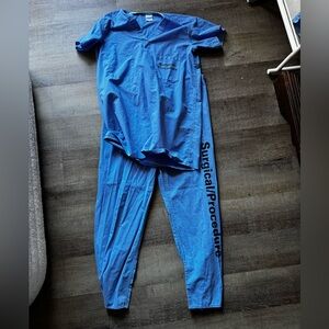 Blue Women's Scrub Set XS